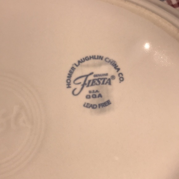 FIESTA OVAL PLATTER/DISH WHITE 2002 - Picture 4 of 5